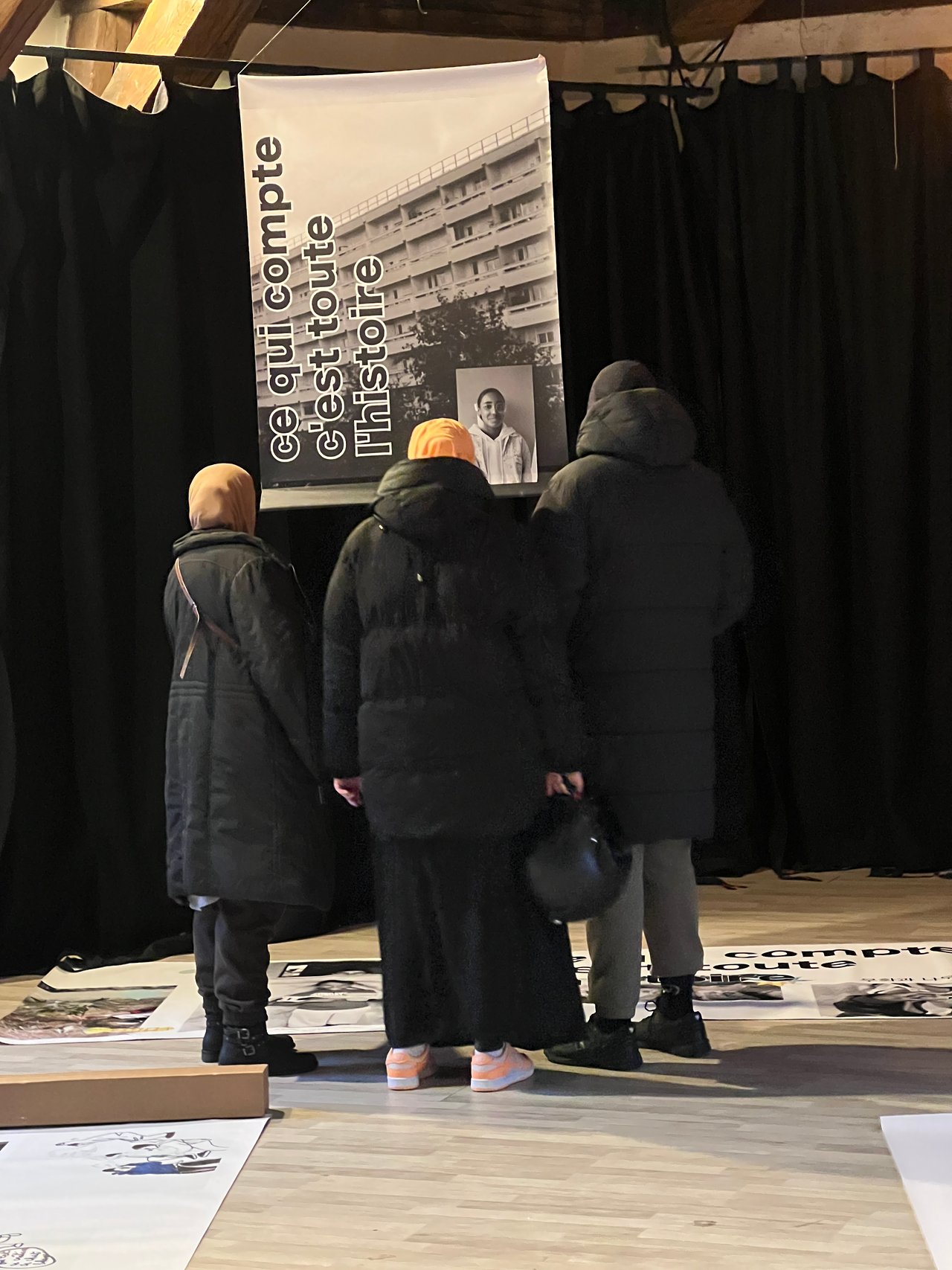 « ce qui compte, c’est toute l’histoire », Musée Sauvage, Argenteuil, janvier 2026