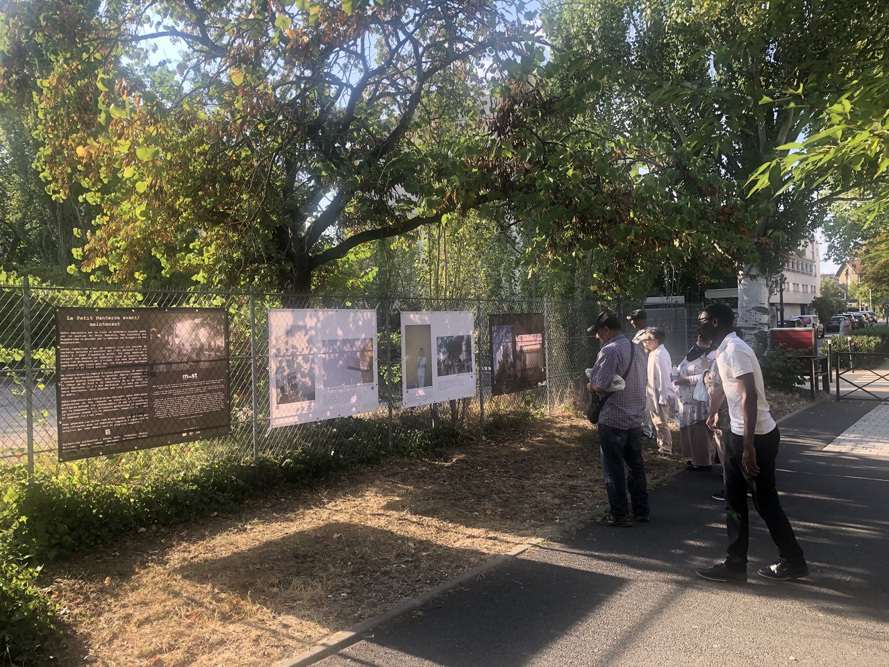 « le petit nanterre avant/maintenant », Petit Nanterre, Nanterre, 29 juillet 2022